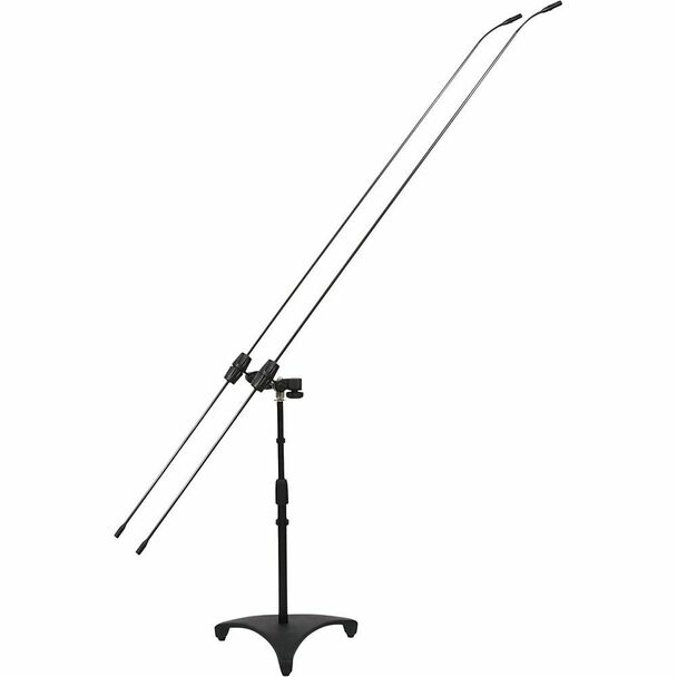 Galaxy Audio CBM-562D Dual Carbon Fiber Mics with 62" Stand and Base