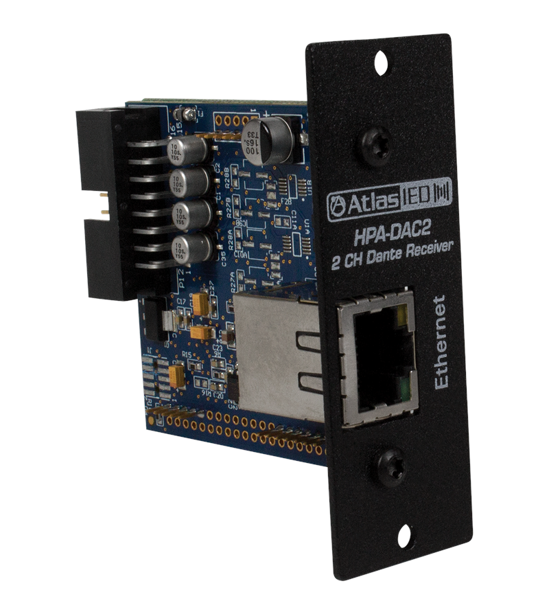 Atlas Sound HPA-DAC2 Dante Enabled Accessory Card for Use with HPA Amplifiers