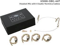 Galaxy Audio HSM8-OBG-4AT Headset Mic 4 At Cables