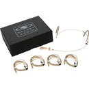 Galaxy Audio HSM8-OBG-4SHU Headset Mic 4 Shure Cables
