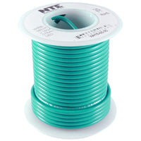 NTE WH22-05-25     HOOK UP WIRE 300V STRANDED TYPE 22GAUGE GREEN 25 FEET