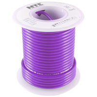 NTE WH18-07-500    HOOK UP WIRE 300V STRANDED TYPE 18GAUGE VIOLET 500 FEET