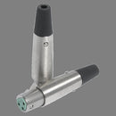 Atlas Sound HXLP-3-11 Cable Connector, Female 3 Conductor, A3F type