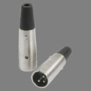 Atlas Sound HXLP-3-12 Cable Connector, Male 3 Conductor, A3M type