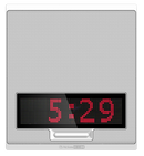 Atlas IED IP-SDMFLED 8" In-Wall/In-Ceiling PoE+ IP Loudspeaker System with Microphone, Flasher and LED Display