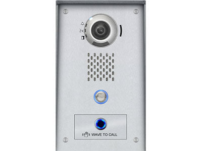 Aiphone IX-DVF-HW(IXDVFHW) SIP Compatible Flush Mounted IP Video Door Station with Hand Wave Call Sensor Vandal Resistant Stainless Steel