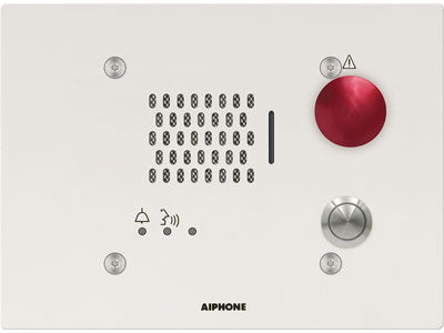 Aiphone IX-NVP2 2-Call IP Audio 3-Gang Door Station, Sip Compatible