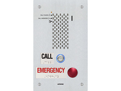 Aiphone IX-SSA-2RA SIP Compatible IP Emergency Station ADA Compliant