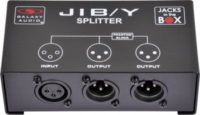 Galaxy Audio JIB/Y 2 Way XLR Splitter
