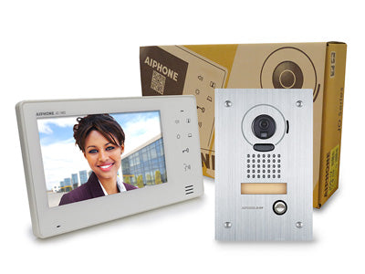 Aiphone JOS-1F (JOS1F) 7-Inch Touch Button Video Recessed Mount Intercom Kit