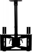 VMP LCD-MID-CB Universal Mid- Size 27-42" Flat Panel Ceiling Mount , Black