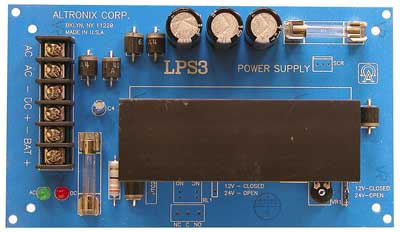 Altronix LPS3 Linear Power Supply Board, 12 or 24VDC @ 2.5A