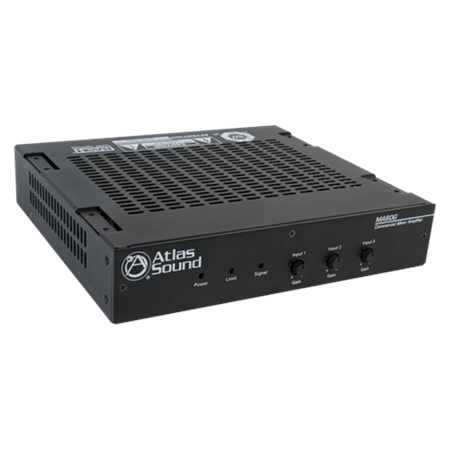 Atlas Sound MA60G Global 3-Channel 60Watt Mixer Amplifier