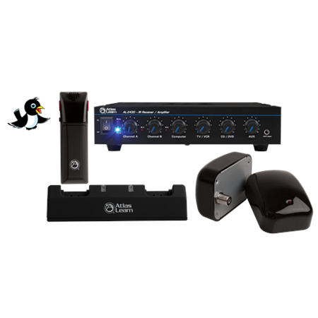 Atlas Sound MAGPIE1-2  Atlas Learn Single MAGPIE Wireless Mic and Dual IR Dome Kit