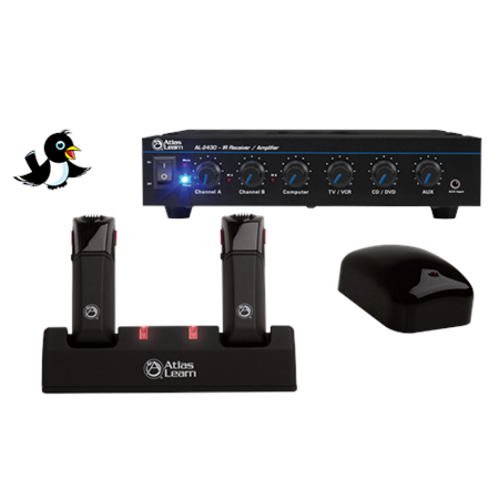 Atlas Sound MAGPIE2-1  Atlas Learn Dual MAGPIE Wireless Mic and Single IR Dome Kit