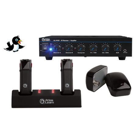 Atlas Sound MAGPIE2-2  Atlas Learn Dual MAGPIE Wireless Mic and Dual IR Dome Kit