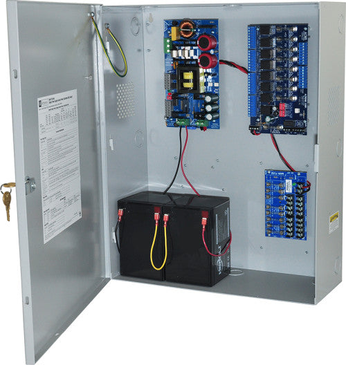 Altronix MAXFIT7F8AP Access Power Controller Kit - BC750 enclosure with eFlow104NB, ACM8, PD8UL
