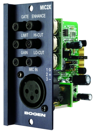Bogen MIC2X Mic Input Module, Electronically Balanced, XLR