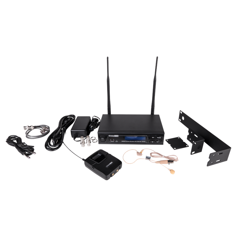 Atlas IED MW100BP-OE Wireless Microphone System with Belt pack and  Over Ear Microphone
