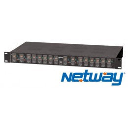 Altronix NETWAY16G 16 Port Managed Midspan provides 30W full power per port