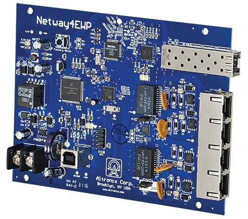 Altronix NETWAY4EB Managed PoE+ Hardened Switch