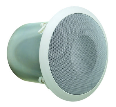 Bogen OCS1 Ceiling Speaker, Coax 6" Alloy LF, 100W, 70V/16-ohm, Off-white