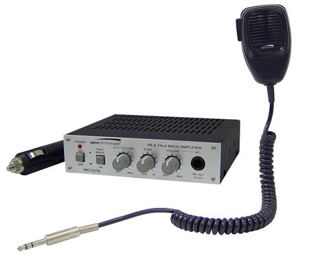 Speco PAT20TB 20W Mobile PA Amplifier w/ Talkback Feature