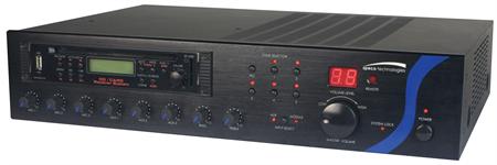 Speco PBM60AU 60W PA Mixer Amplifier with USB/Tuner/CD