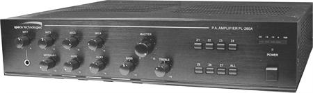 Speco PL260A Seven Zone 260 Watt Commercial Amplifier