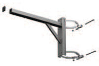 Atlas Sound PM-24-6UP-G Universal Frame - Galvanized Outdoor Mounting System for up to 3 Speakers