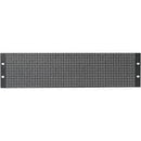 Atlas Sound PPF2 Perforated 2 Space Rack Panel,2RU, Black