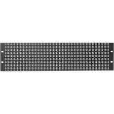 Atlas Sound PPF2 Perforated 2 Space Rack Panel,2RU, Black