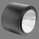 Atlas Sound Q408 8" Q Series 1 Cubic ft Cylindrical Enclosure with Undercoating