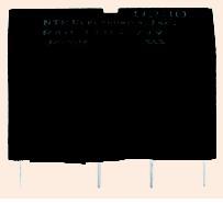 NTE R40-11D2-5/6C Sensitive Coil, Single Contact PC Mountable Relay, DPDT, 2 Amp,5/6 VDC