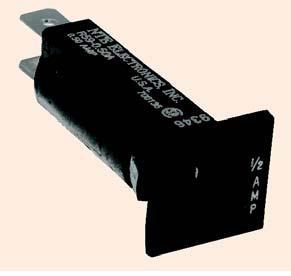 NTE Relay R59-2A NTE R59-2A Thermal Circuit Breaker, Fuse Holder Type, 2 Amp
