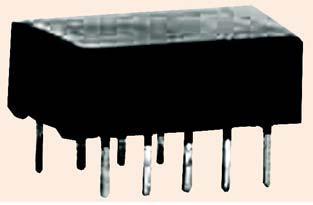 NTE Relay R74-11D1-3 NTE R74-11D1-3 Subminiature, PC Mount Low Signal Relay, DPDT, 1A, 3 VDC
