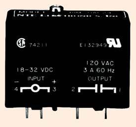 NTE Relay RIM-OAC15 NTE RIM-OAC15 AC Output Digital Module, 15VDC-120 Vrms