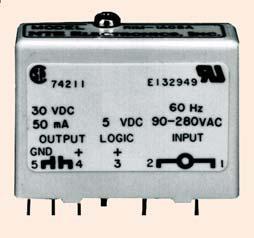 NTE Relay RIM-IAC5 NTE RIM-IAC5  AC Input Digital Module, 120VAC-5 VDC
