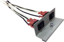 Altronix RSB2 BRACKET W/2 ROCKER SWITCHES