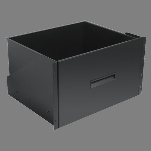 Atlas Sound SD6-14 Storage Drawer - Recessed 6RU w/ 14" Extension