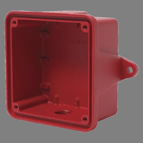 Atlas Sound SER Surface Outdoor Enclosure - Red for Voice / Tone Loudspeakers