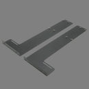 Atlas Sound SHRSB4 4 RU Rear Rack Rail Support Bracket For SH Series Rack Shelves