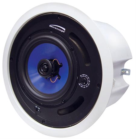 Speco SP6MAT (SP-6MAT)  6.5" 70/25V Commercial ABS Plastic Back Can Speaker