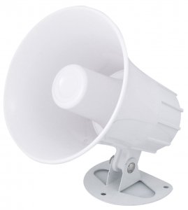 Speco SPC6P 5" Weatherproof ABS Plastic PA Speaker, 15 Watts