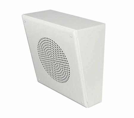 Quam SYSTEM 2VP  Quam SYSTEM 2VP Surface Mount Speaker System, Square Slanted, White, Vandal Resistant