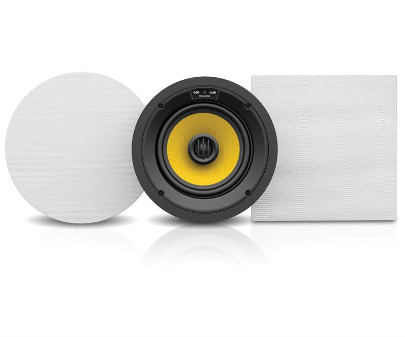 Atlas Sound T625CW 6.5" 100-Watt, 6? In-Wall/In-Ceiling Loudspeaker with Magnetic Grille