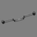 Atlas Sound TM-1E Clip Mounting Twin Microphone Mount Ebony