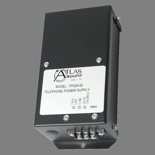 Atlas Sound TPS24-05 24VDC , .5Amp,Telephone Power Supply with Talk Line