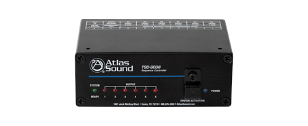 Atlas Sound TSD-SEQ6  6-Output AC Sequence Controller