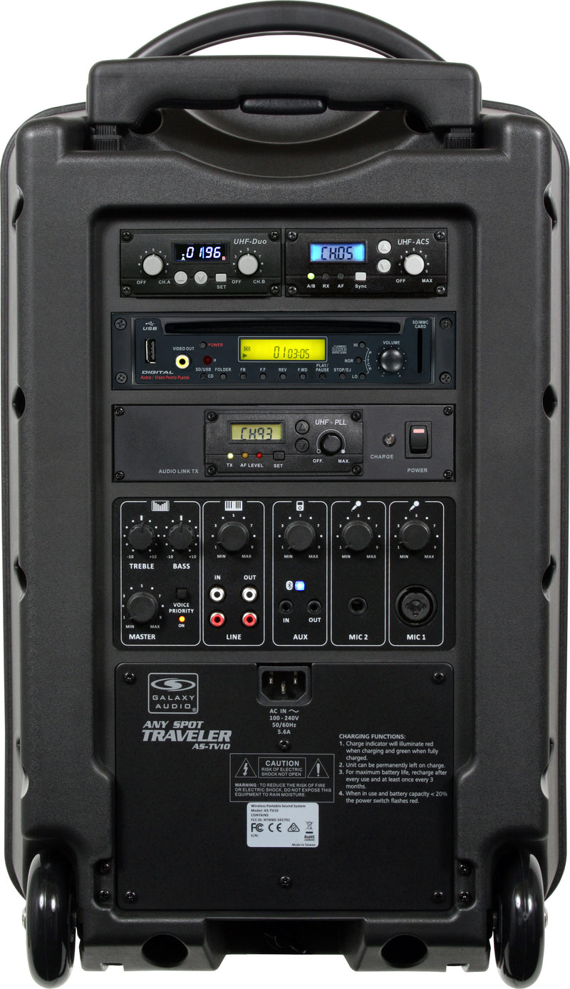 Galaxy Audio TV10-00000000 Traveler 10 System